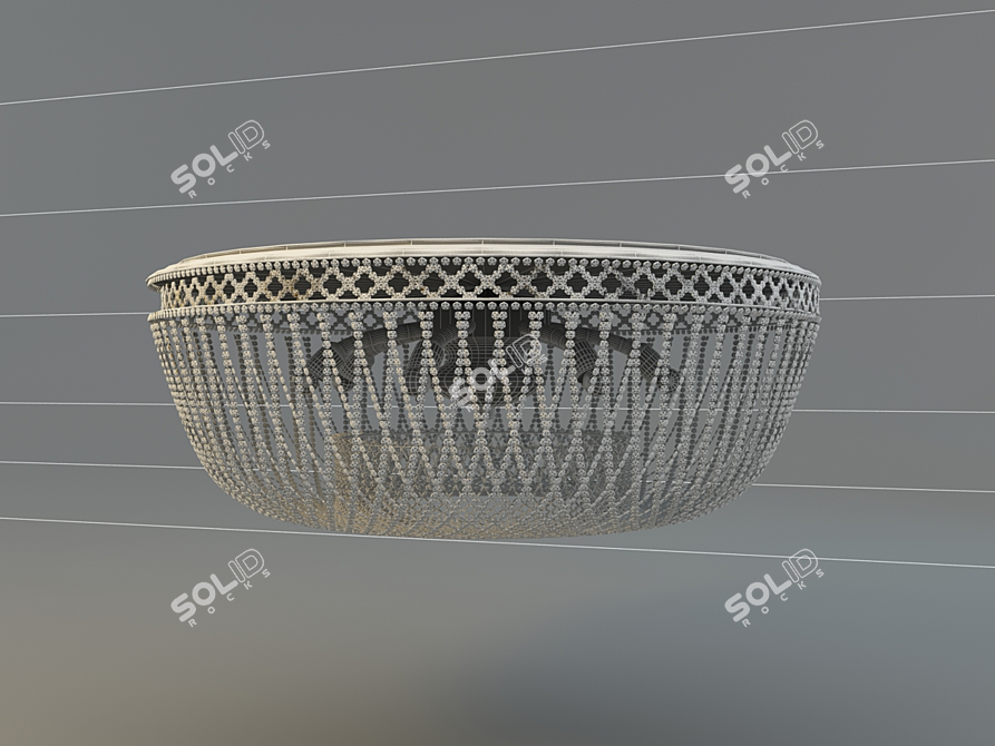 Elegant Faustig Chandelier 3D model image 2