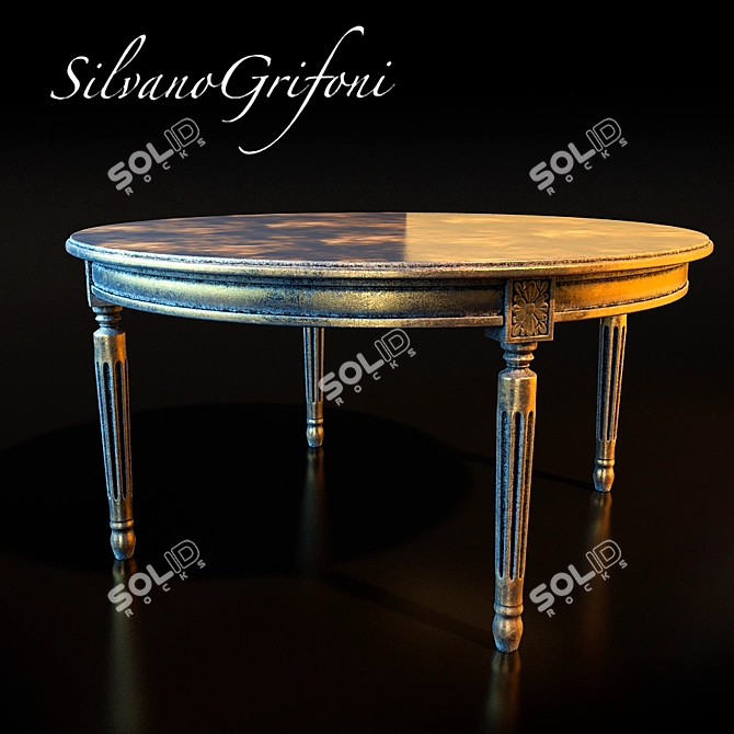 Silvano Grifoni Dining Table 3D model image 1