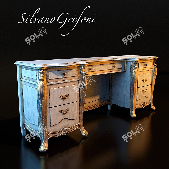 Luxurious Vanity Table: Silvano Grifoni 3D model image 1