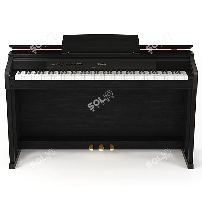 Celviano AP-460: High-quality Digital Piano 3D model image 1