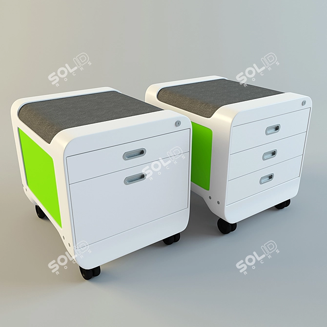 Sleek Office Casino Stand 3D model image 1