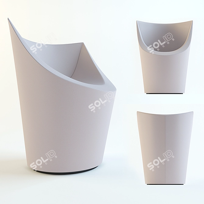 ESO Rest Chair: Maximum Comfort in Minimal Design 3D model image 1