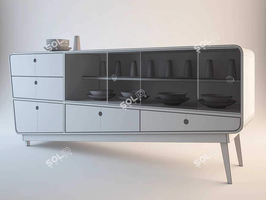 Elegant Design Furniture 3D model image 3
