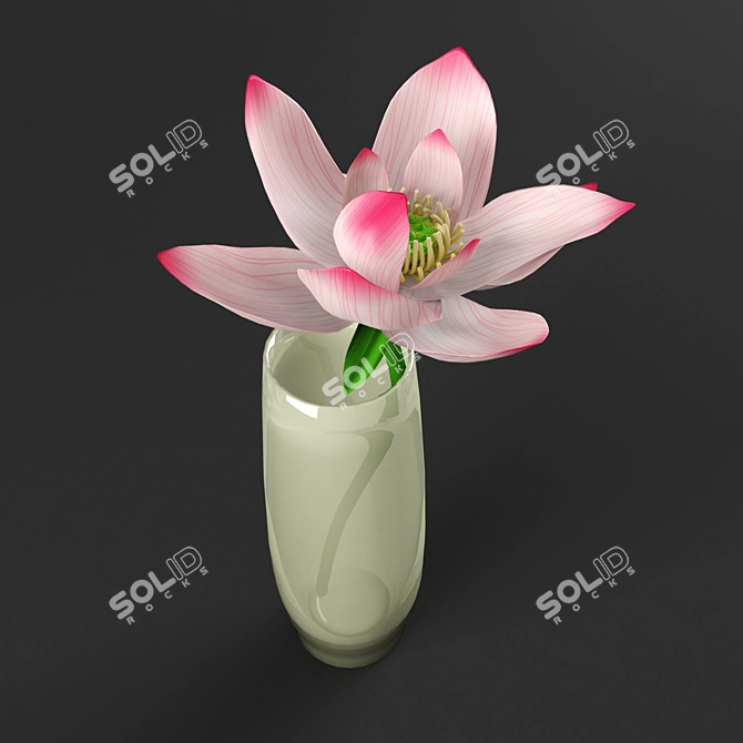 Lotus Blossom 3D model image 2