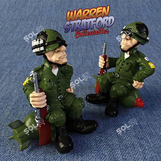 Soldier Figure - Warren Stratford 3D model image 1