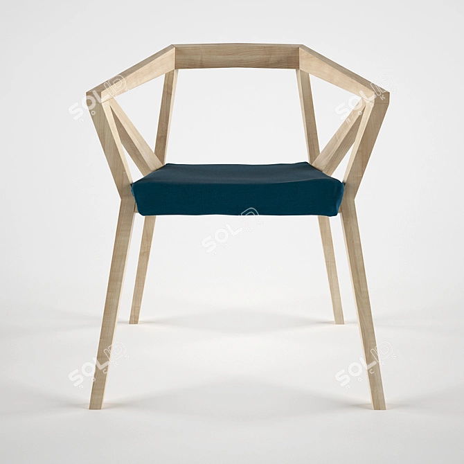 Modern Ergonomic Chair 3D model image 2