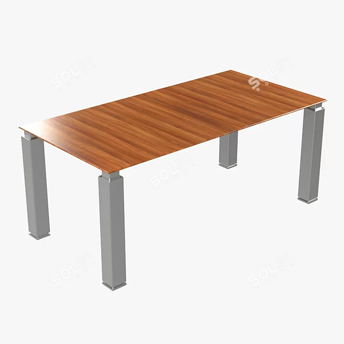 Zen-inspired Tao Tables 3D model image 1