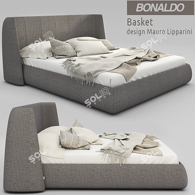 BONALDO BASKET Bed: Sleek & Stylish 3D model image 1