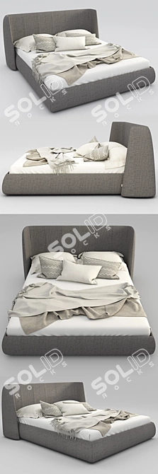 BONALDO BASKET Bed: Sleek & Stylish 3D model image 2