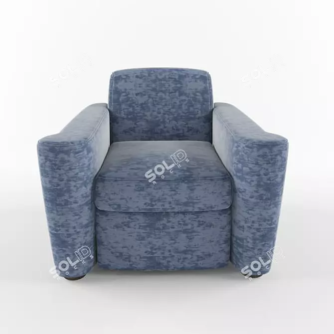Brook Street Armchair: Luxury and Elegance 3D model image 2