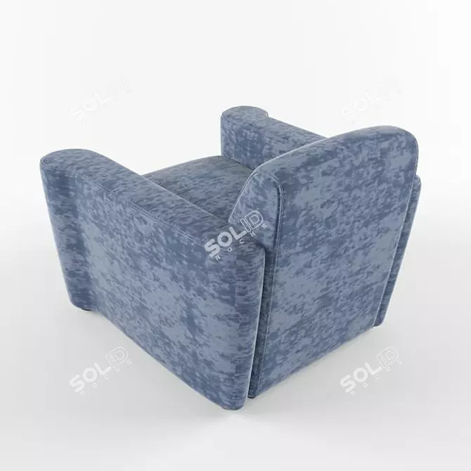 Brook Street Armchair: Luxury and Elegance 3D model image 3
