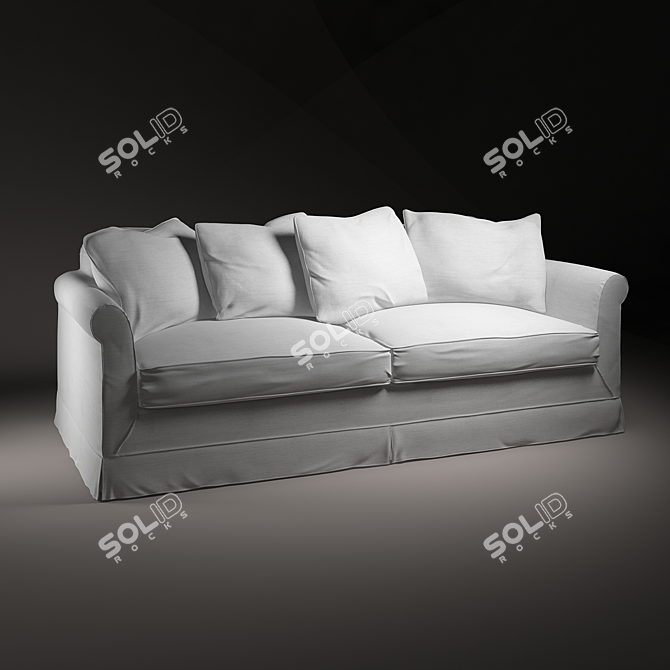 Italian Elegance: Ville Venete Bellini 3D model image 1