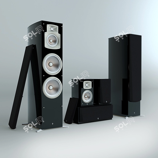Yamaha NS Series - Dynamic Sound 3D model image 1