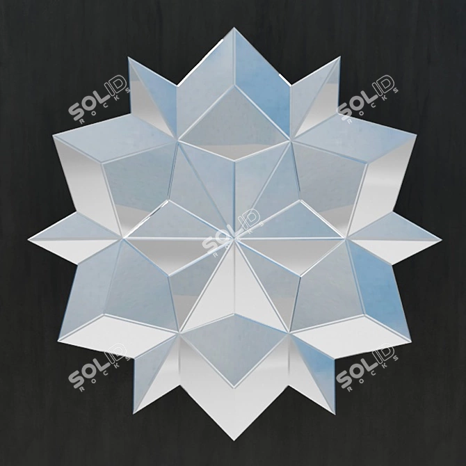 Kare Design Origami Star: Elegant Décor for Modern Homes 3D model image 1