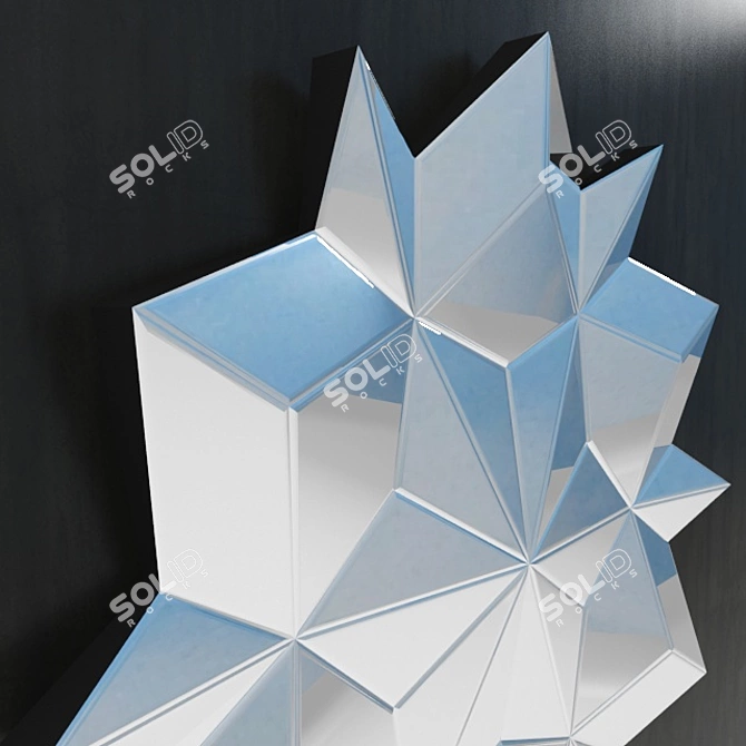 Kare Design Origami Star: Elegant Décor for Modern Homes 3D model image 2