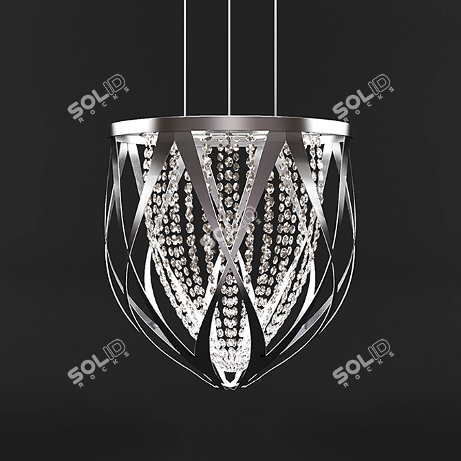 Elegant Elliott Chandelier - Cornelio Cappellini 3D model image 1