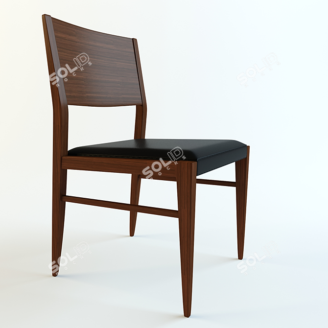 Cosmo James Tan Medium Chair 3D model image 1