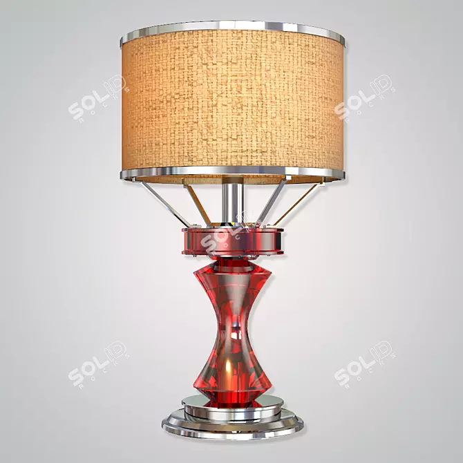 Elegant Ptima Floor Lamp 3D model image 1