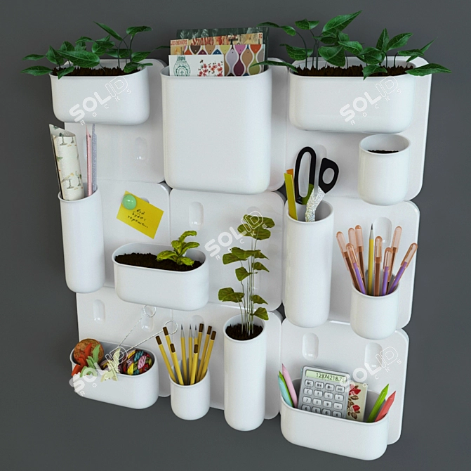 Magnetic Modular Storage: Urbio 3D model image 1