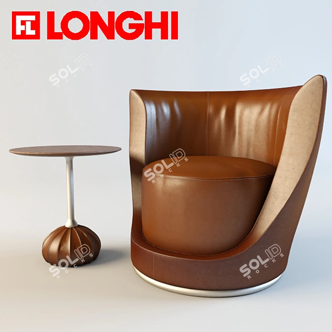 Luxurious Loveluxe Laurent Armchair 3D model image 1