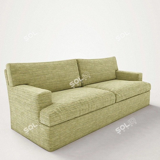 Italian Made Meridiani Sofa Bed 3D model image 1