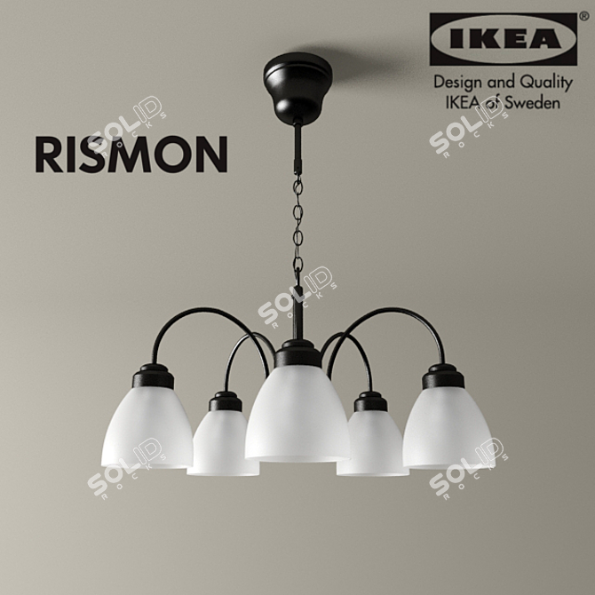 Rismon IKEA / 5-Shade Suspension 3D model image 1
