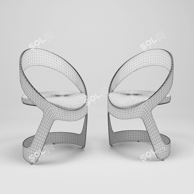 ErgoComfort Chair 3D model image 2