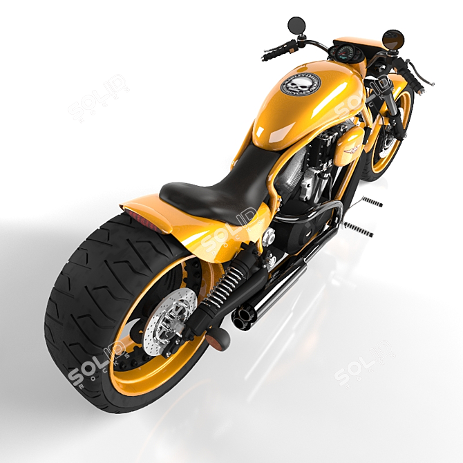 Harley Davidson Evolution 3D model image 2