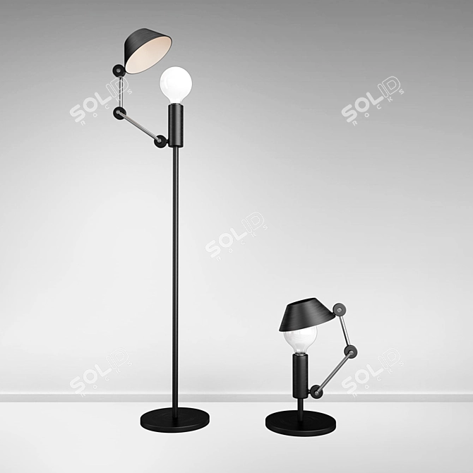 Mariscal Design: Mr Light 3D model image 1