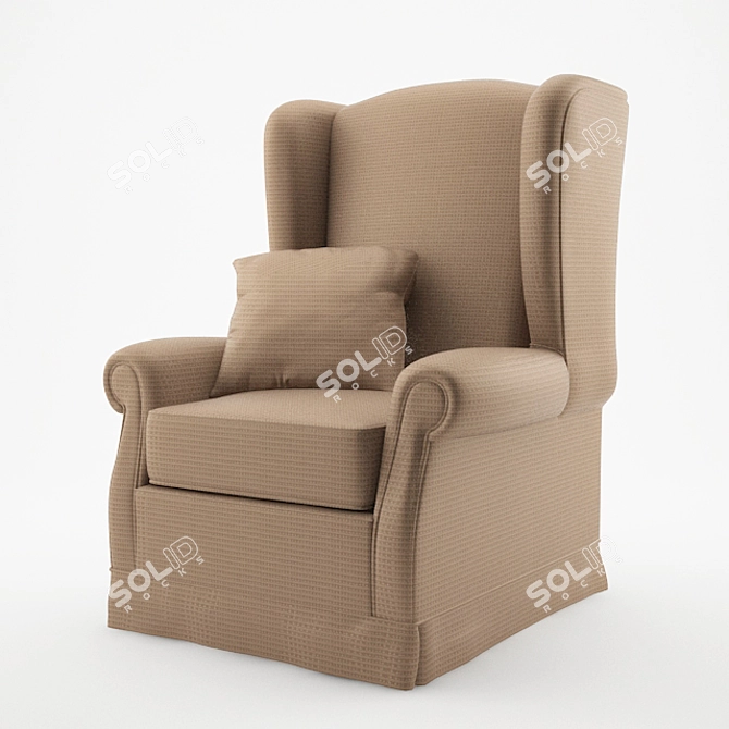 Elegante Galimberti Camilla Chair 3D model image 1