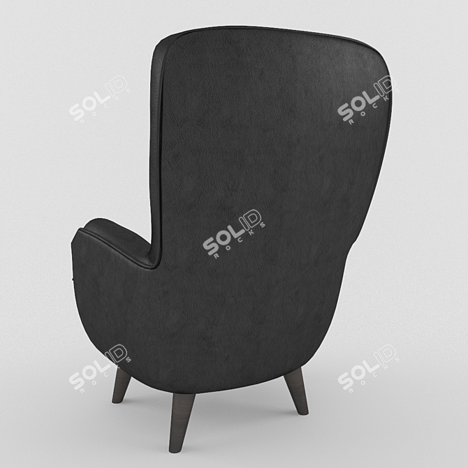 Elegant Ergonomic Chair 3D model image 2