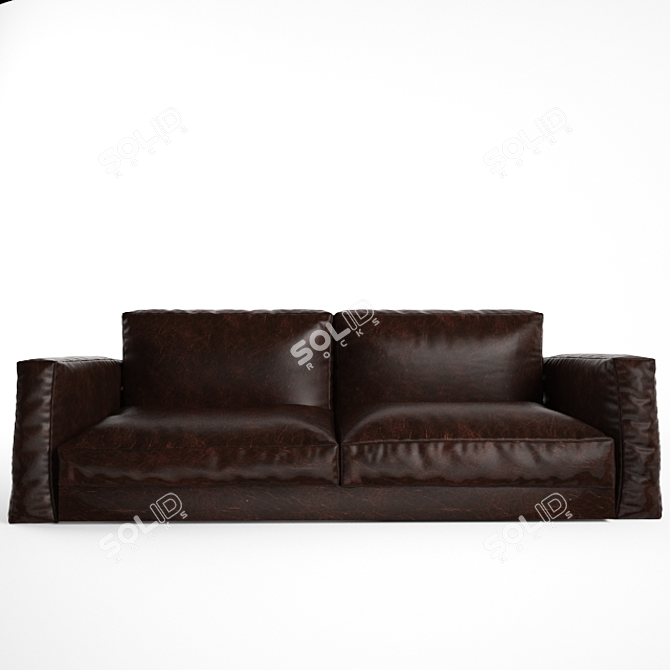 Title: Custom-Made Sofa: Exceptional Comfort 3D model image 2