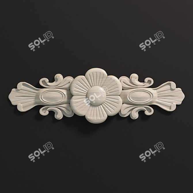 Wood Carvings, Decorative Moldings 3D model image 1