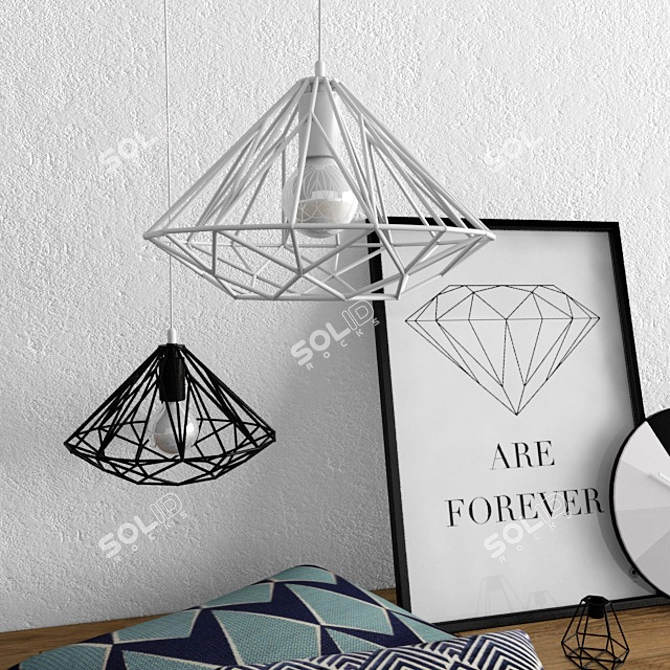 BoConcept Diamond Decoration Set 3D model image 2