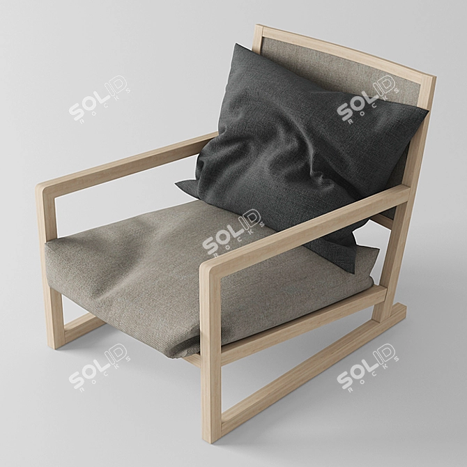 MAXALTO Clio Armchair - Luxurious Comfort 3D model image 1