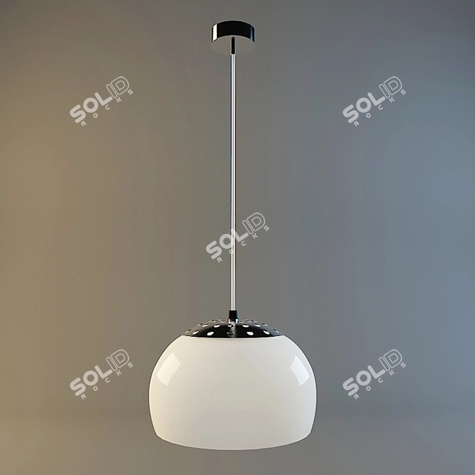 Elegant Massive Ibsen Pendant 3D model image 1