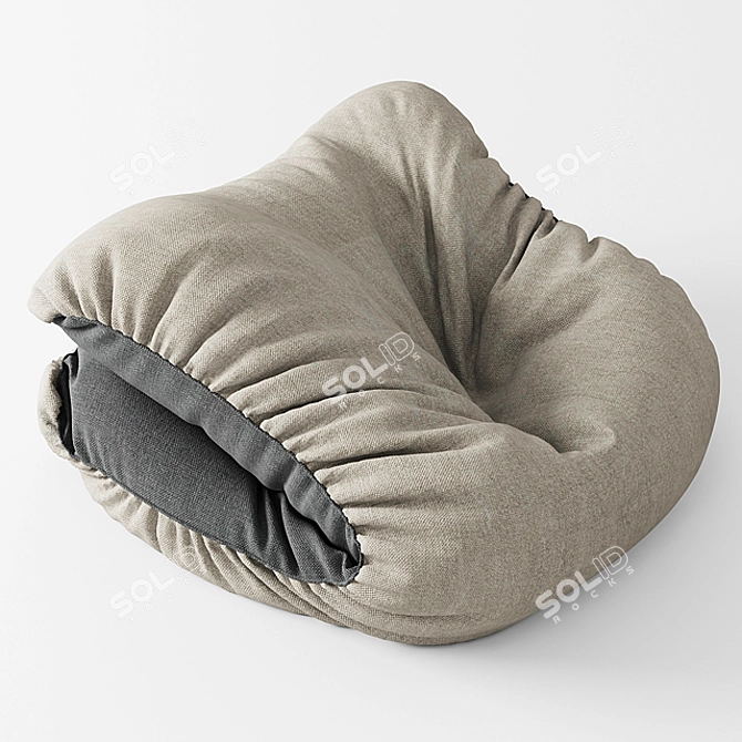 Cozy Sack Chair 3D model image 1