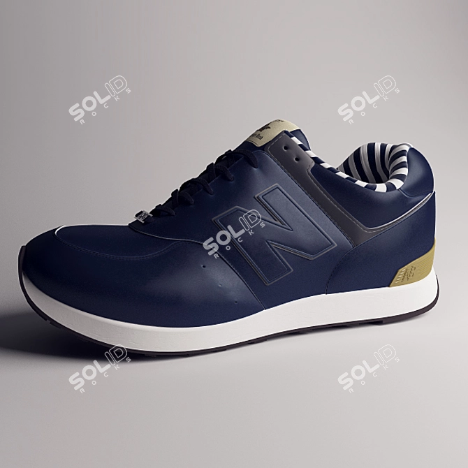 New Balance 576 "The Royal Pub 3D model image 1