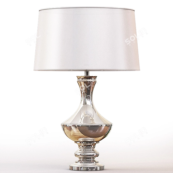 Elegant Alton Table Lamp 3D model image 1