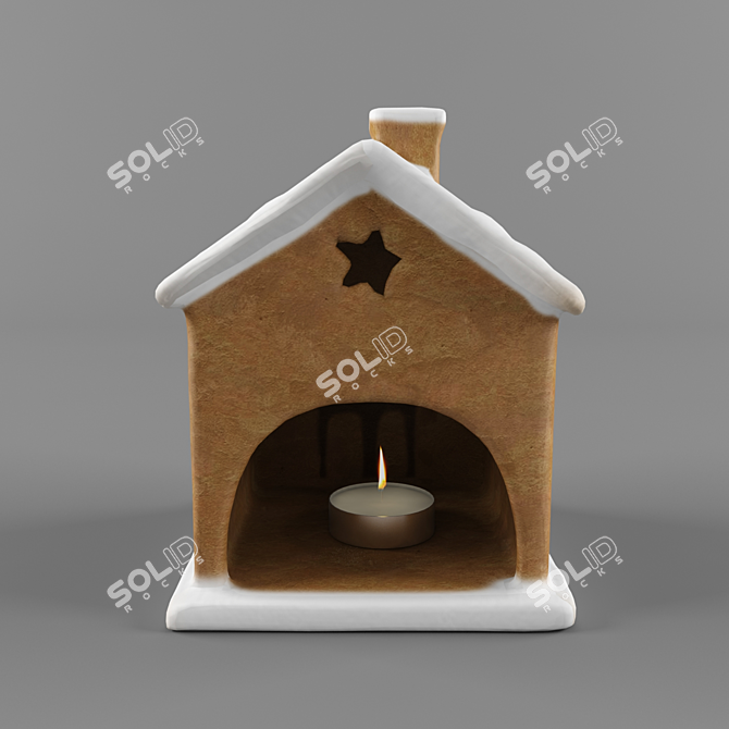 Cozy Aroma Lamp 3D model image 1