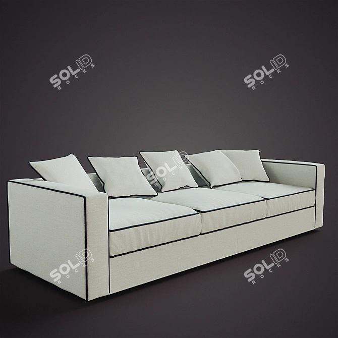 [Translated from Russian: Sofa Casamilano Pillopipe]

Elevate Your Comfort: Pillopipe Sofa 3D model image 1