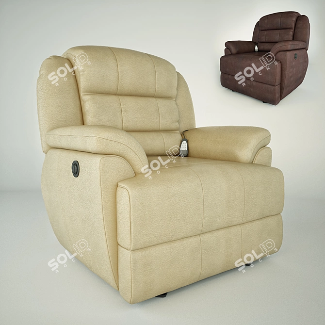 Ultimate Power Massage Recliner 3D model image 1