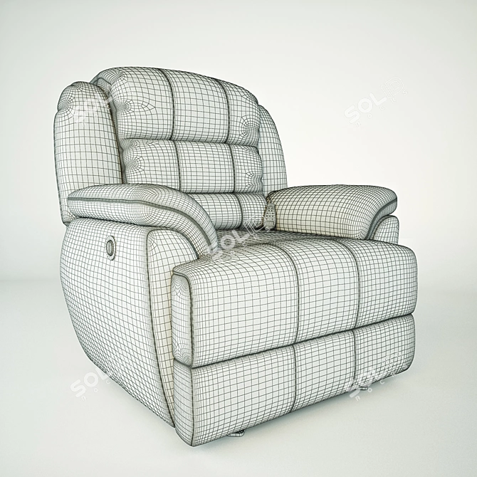 Ultimate Power Massage Recliner 3D model image 3