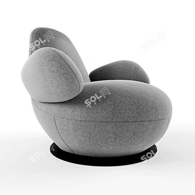 Urban Swivel Chair 3D model image 1