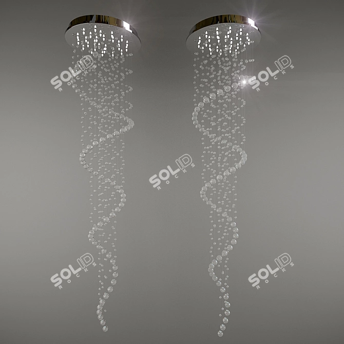 Modern Chandelier #8 3D model image 1