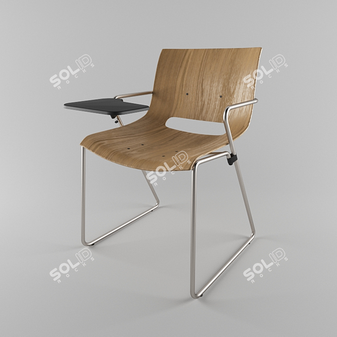 ErgoPro Conference Chair 3D model image 1