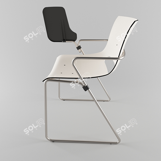 ErgoPro Conference Chair 3D model image 2