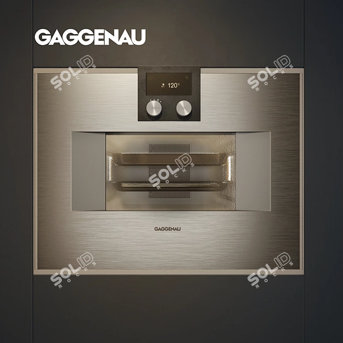 Gaggenau BO 470/471: Sleek & Sophisticated Oven 3D model image 1