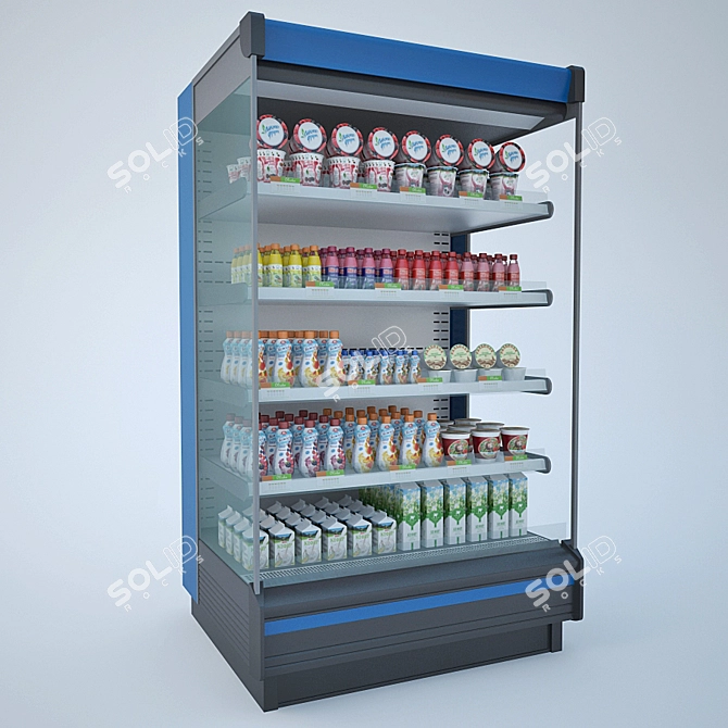 Linde Monaxis Refrigerated Cabinet 3D model image 1