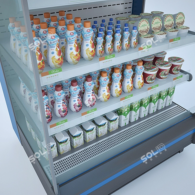 Linde Monaxis Refrigerated Cabinet 3D model image 2